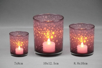 candle holder glass